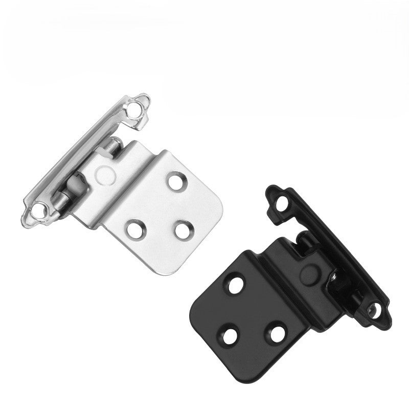 Sable 3/8 in. Inset Self-Closing Cabinet Hinges – Matte Black