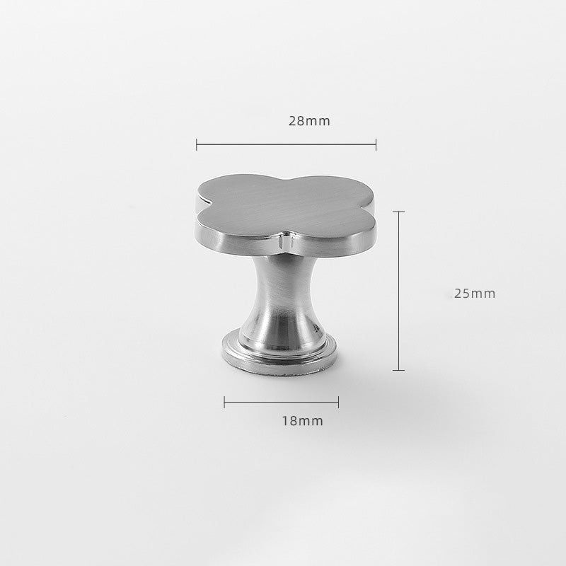 Four-Leaf Clover Cabinet Knobs in Seven Colors