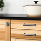 European Round Bar Zinc Alloy Cabinet Pulls