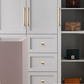 European Round Bar Zinc Alloy Cabinet Pulls