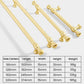 Nordic Gold Round Bar Cabinet Pulls