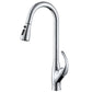 Aurevia Deck Mounted Victorian Style Kitchen Faucet with Pull-Out Spout