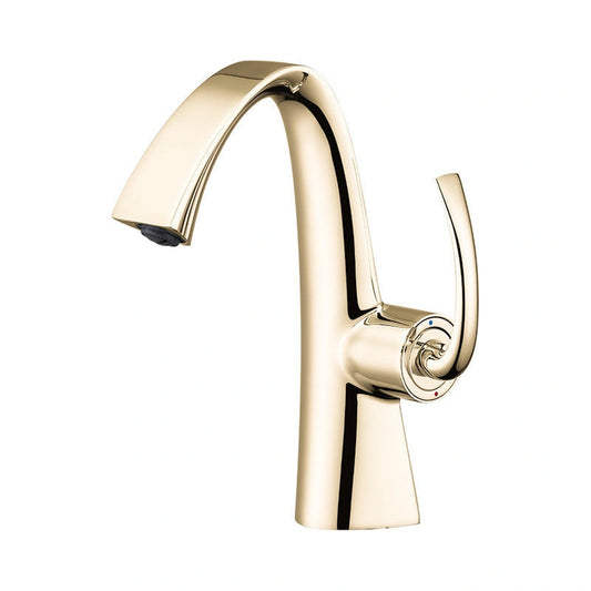 Calira Modern Single-Handle Single-Hole Bathroom Sink Faucet