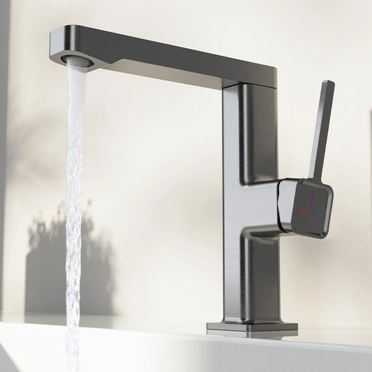 Graven Modern 360° Swivel Single-Hole Bathroom Sink Faucet
