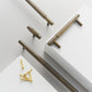 Striped T-Bar Cabinet Handles and Drawer Pulls
