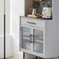 Knurled Round Bar Cabinet Pulls, Aluminum Alloy Handles