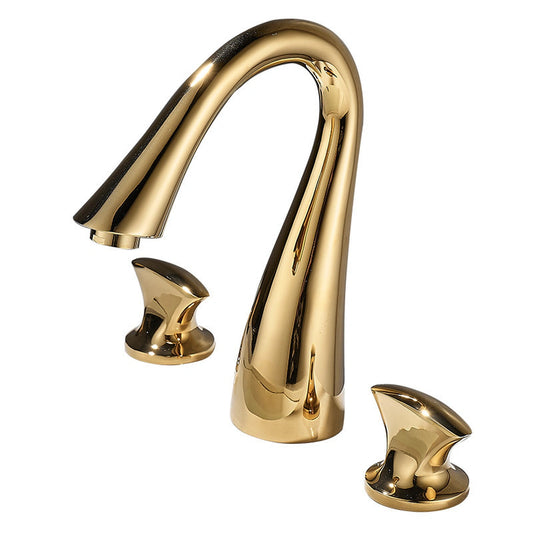 Fluxa Modern 3-Hole Widespread Bathroom Faucet with Two Handles