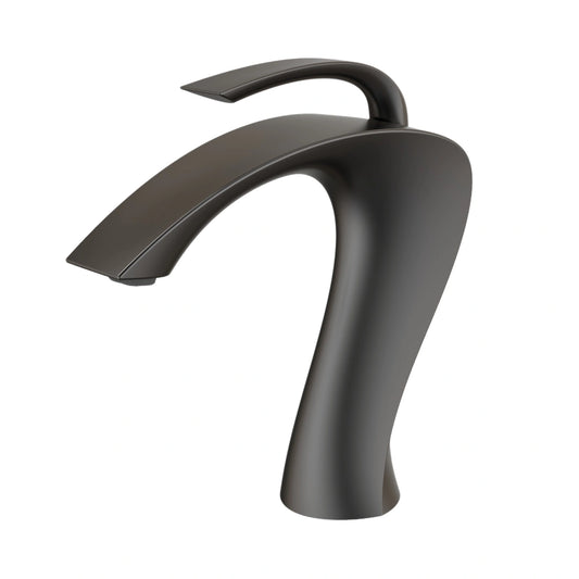 Lunara Modern Single-Handle Single-Hole Bathroom Sink Faucet