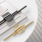 Pair of Modern Gold Cabinet Pulls for Dressers and Cabinets
