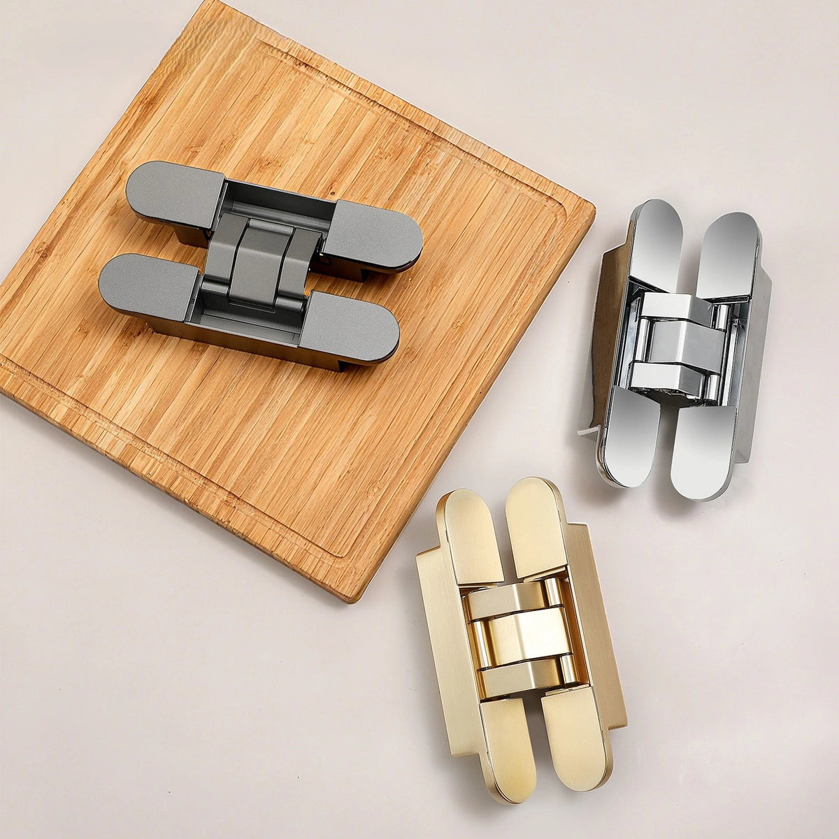 3D Adjustable Concealed Door Hinges for Interior Wood Doors