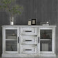 Knurled Round Bar Cabinet Pulls, Aluminum Alloy Handles
