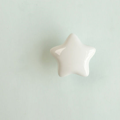 Colorful Ceramic Star Cabinet Knobs