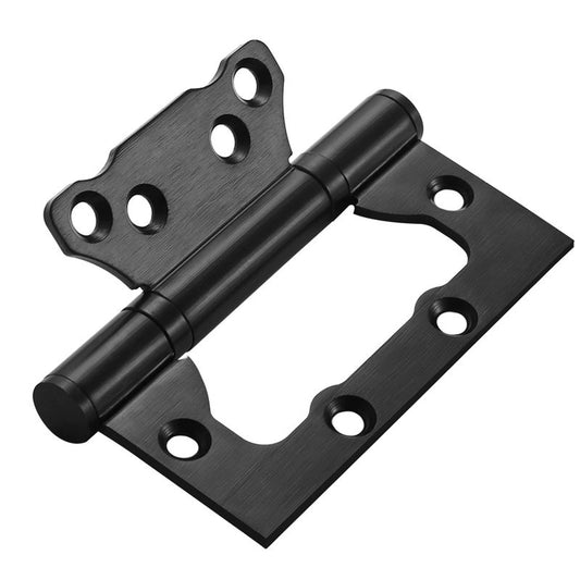 304 Stainless Steel No-Mortise Flush Door Hinges, 4-Inch & 5-Inch
