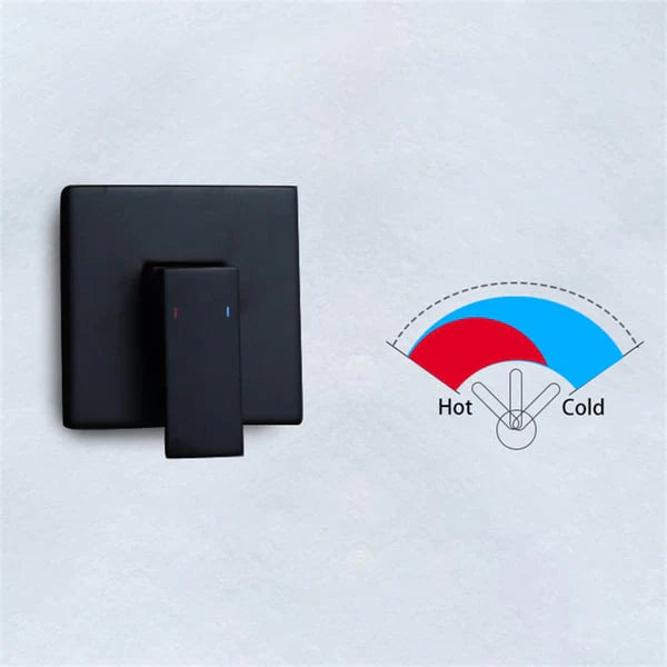 One lever for water and temperature