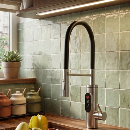 Thermora 220V Instant Hot Water Faucet with Digital Display