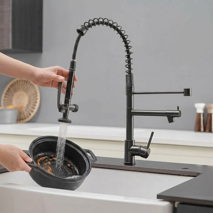 Orbit 360° Pull-Out Kitchen Faucet with Single Handle