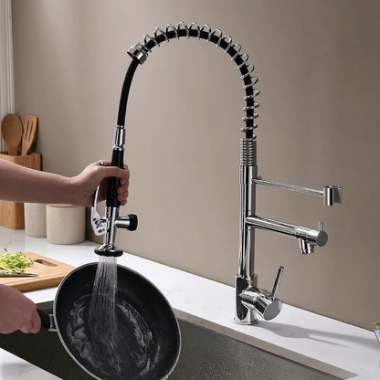 Orbit 360° Pull-Out Kitchen Faucet with Single Handle