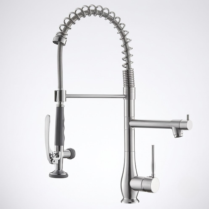 Rivet Commercial Pull-Down Kitchen Faucet