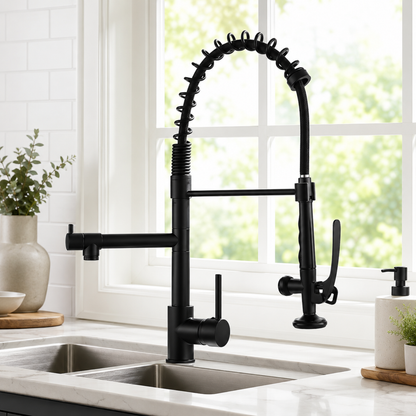 Orbit 360° Pull-Out Kitchen Faucet with Single Handle