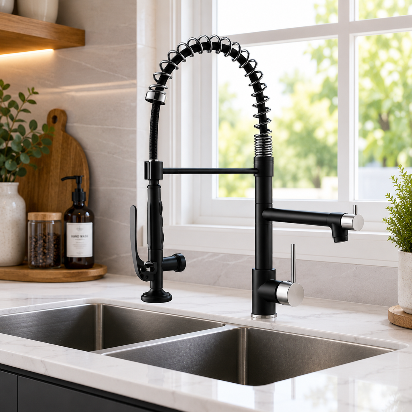 Orbit 360° Pull-Out Kitchen Faucet with Single Handle
