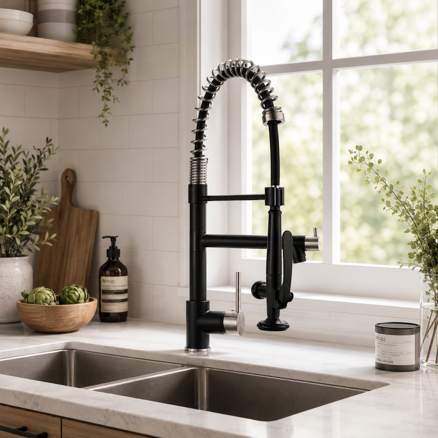 Orbit 360° Pull-Out Kitchen Faucet with Single Handle