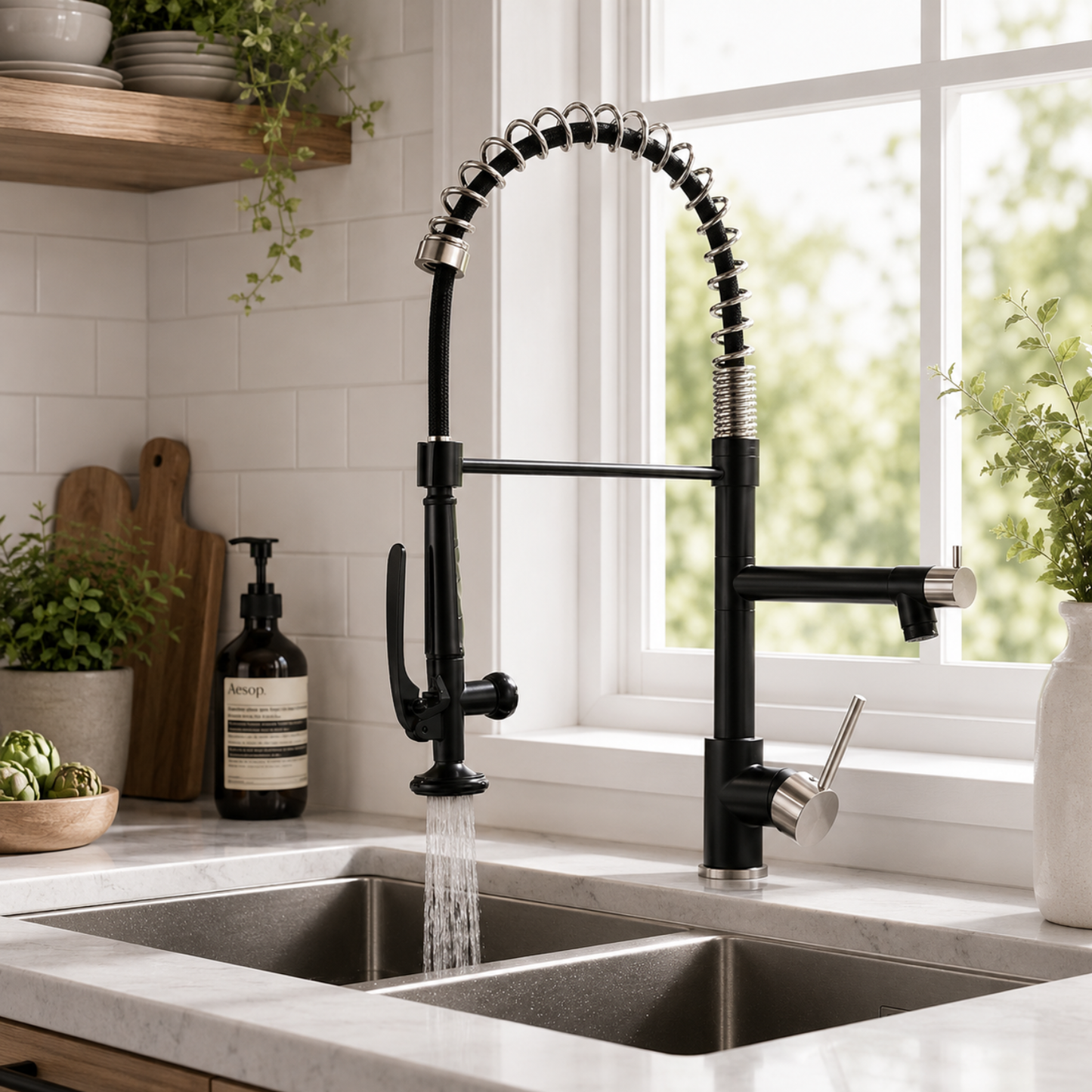 Orbit 360° Pull-Out Kitchen Faucet with Single Handle