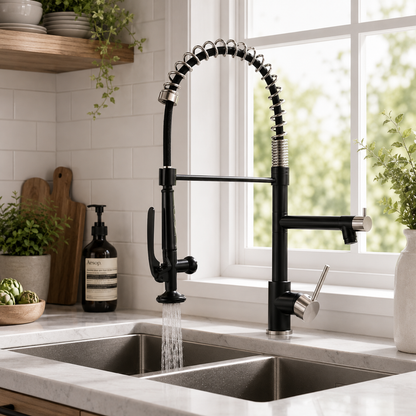 Orbit 360° Pull-Out Kitchen Faucet with Single Handle