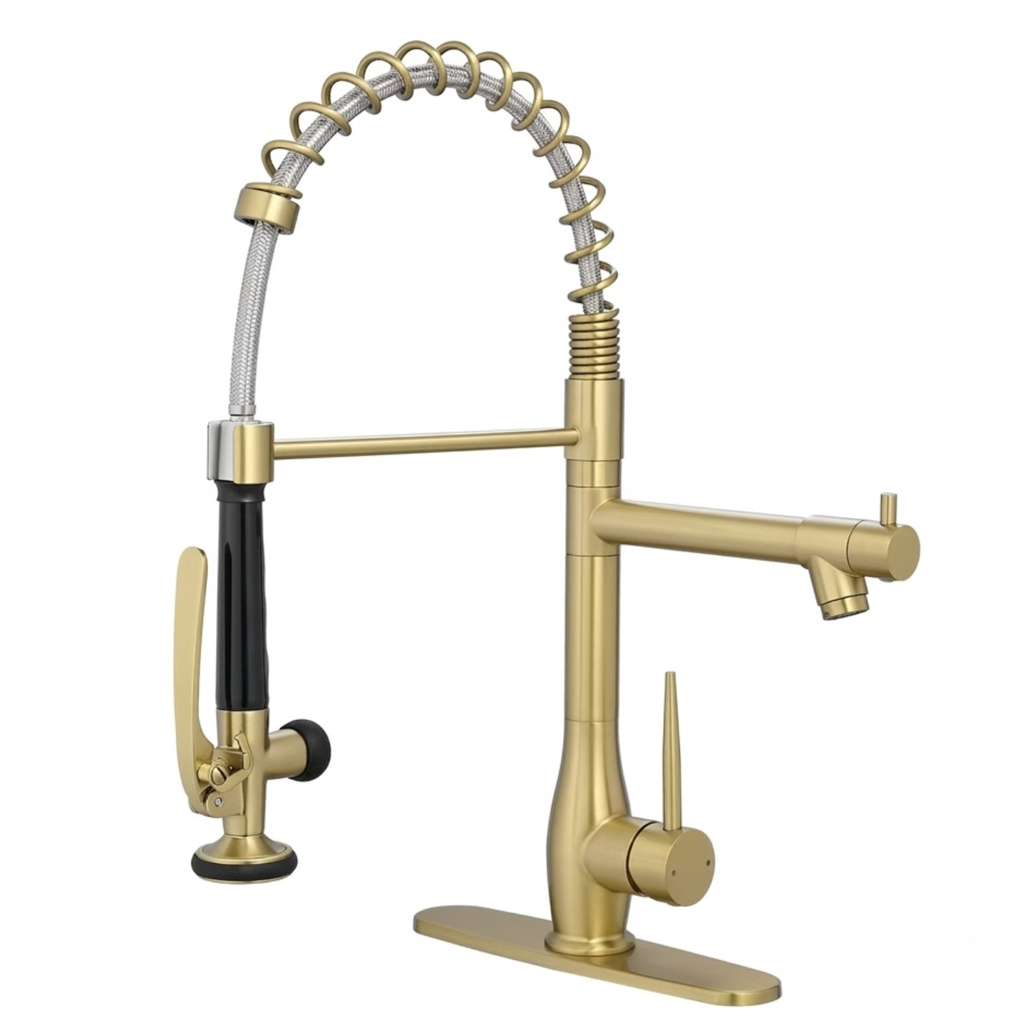 Rivet Commercial Pull-Down Kitchen Faucet