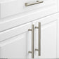 Brushed Nickel Round Bar Cabinet Pulls and Drawer Handles