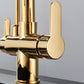 Clarivo Three-Way Kitchen Faucet with Filter Tap & Pull-Down Spout for Kitchen Sink