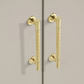 Textured Round Bar Cabinet Handles and Knobs
