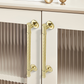 Textured Round Bar Cabinet Handles and Knobs