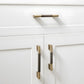 Knurled Solid Brass Cabinet Handles, Drawer Pulls, and Knobs