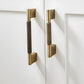 Knurled Solid Brass Cabinet Handles, Drawer Pulls, and Knobs