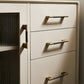 Knurled Solid Brass Cabinet Handles, Drawer Pulls, and Knobs