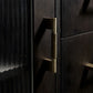 Knurled Solid Brass Cabinet Handles, Drawer Pulls, and Knobs