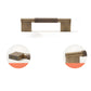 Knurled Solid Brass Cabinet Handles, Drawer Pulls, and Knobs