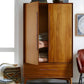 Ribbed Retro Bronze Cabinet Handles for Kitchen Cabinets