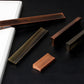 Ribbed Retro Bronze Cabinet Handles for Kitchen Cabinets