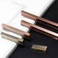 Ribbed Retro Bronze Cabinet Handles for Kitchen Cabinets