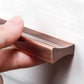 Ribbed Retro Bronze Cabinet Handles for Kitchen Cabinets