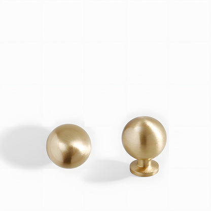 Retro Shell Solid Brass Cup Pulls and Cabinet Knobs