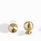 Retro Shell Solid Brass Cup Pulls and Cabinet Knobs
