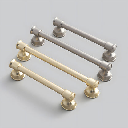Classic Round Bar Cabinet Pulls with Flared Ends
