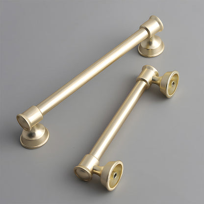 Classic Round Bar Cabinet Pulls with Flared Ends