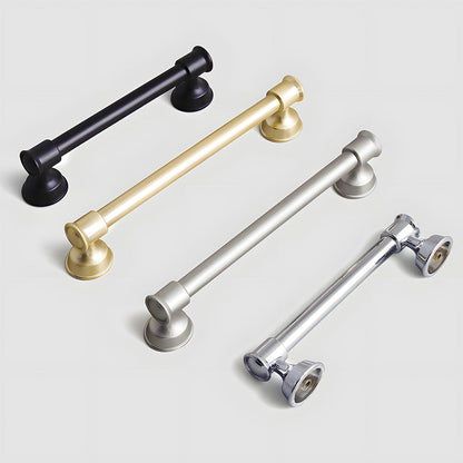Classic Round Bar Cabinet Pulls with Flared Ends