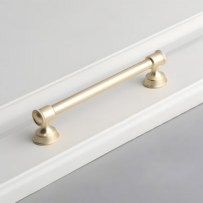 Classic Round Bar Cabinet Pulls with Flared Ends