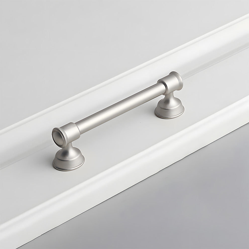 Classic Round Bar Cabinet Pulls with Flared Ends