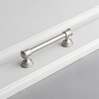 Classic Round Bar Cabinet Pulls with Flared Ends