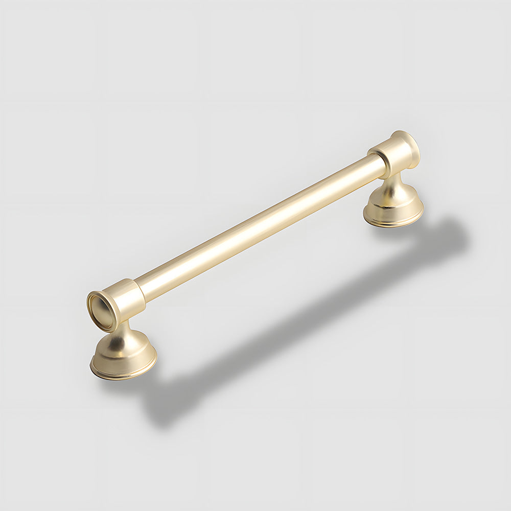 Classic Round Bar Cabinet Pulls with Flared Ends